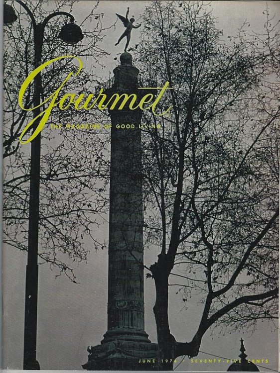 GOURMET MAGAZINE JUNE 1974