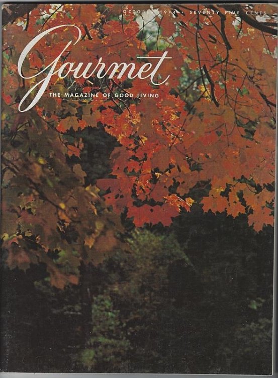 GOURMET MAGAZINE OCTOBER 1974 The Magazine of Good Living
