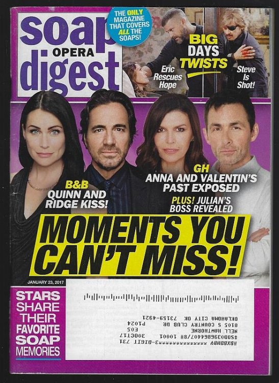 SOAP OPERA DIGEST JANUARY 23, 2017