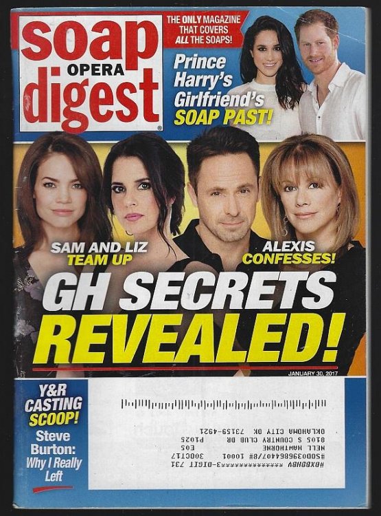 SOAP OPERA DIGEST JANUARY 30, 2017