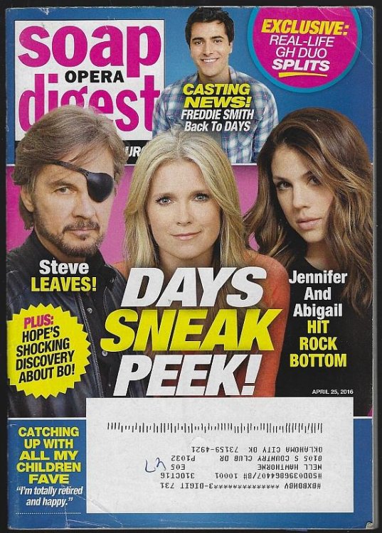 SOAP OPERA DIGEST APRIL 25, 2016