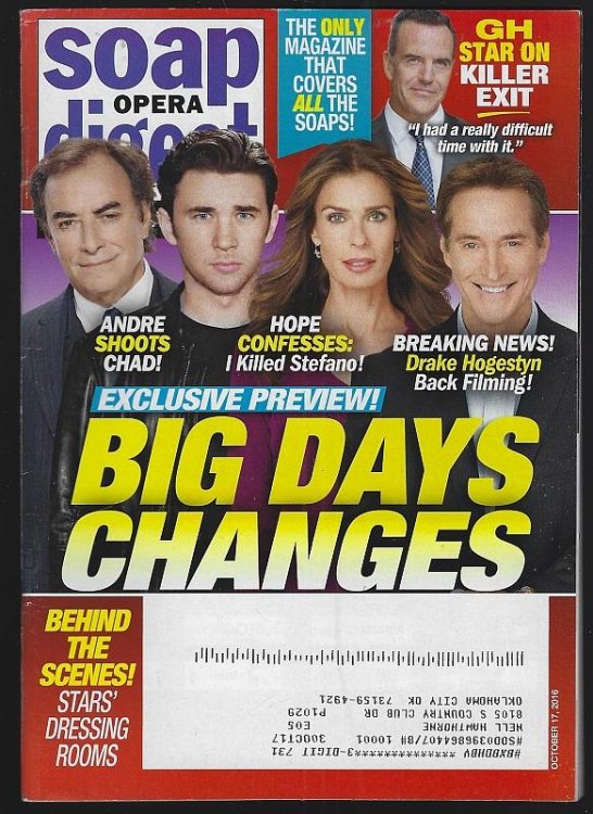 SOAP OPERA DIGEST OCTOBER 17, 2016