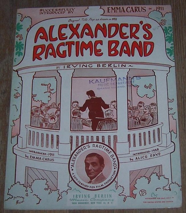 ALEXANDER'S RAGTIME BAND