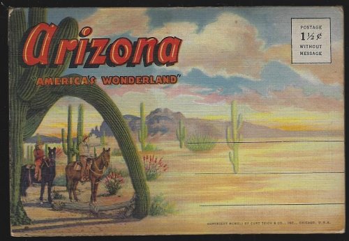 SOUVENIR FOLDER OF ARIZONA, AMERICA'S WONDERLAND