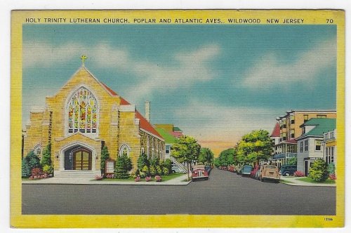 HOLY TRINITY LUTHERAN CHURCH, POPLAR AND ATLANTIC AVENUES, WILDWOOD, NEW JERSEY