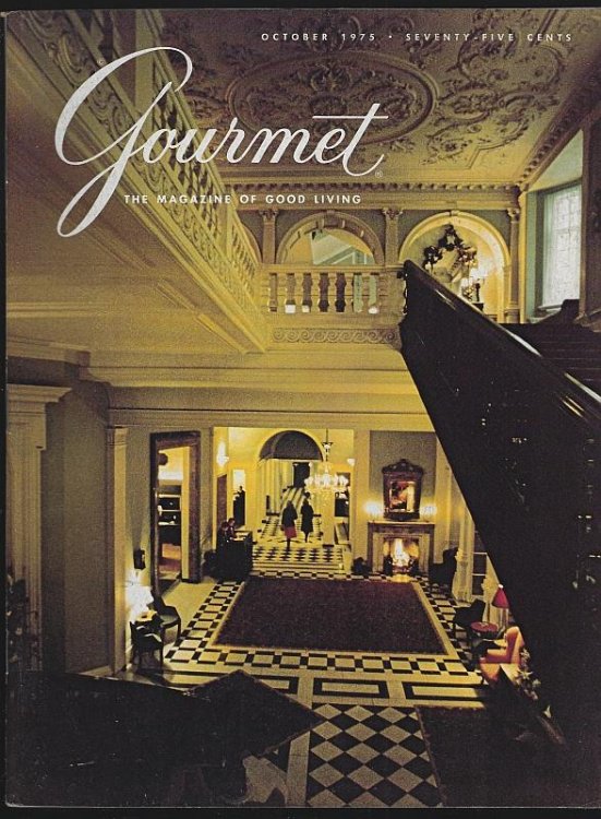 GOURMET MAGAZINE OCTOBER 1975 The Magazine of Good Living