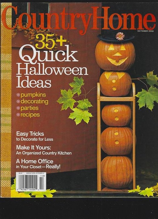 COUNTRY HOME MAGAZINE OCTOBER 2008