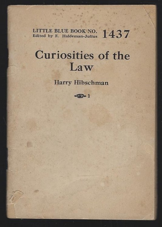 CURIOSITIES OF THE LAW