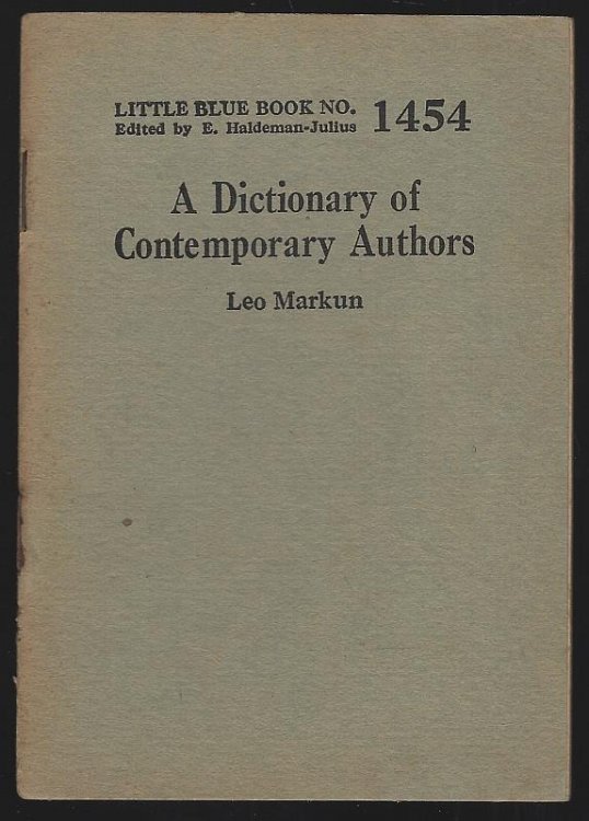 DICTIONARY OF CONTEMPORARY AUTHORS
