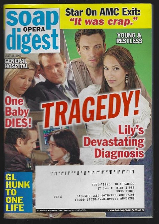 SOAP OPERA DIGEST JULY 28, 2009