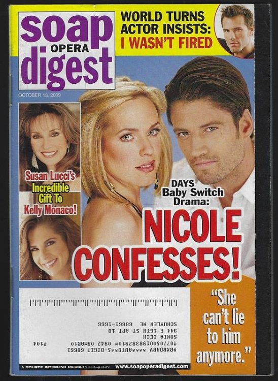 SOAP OPERA DIGEST OCTOBER 13, 2009