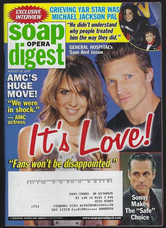 SOAP OPERA DIGEST AUGUST 25, 2009