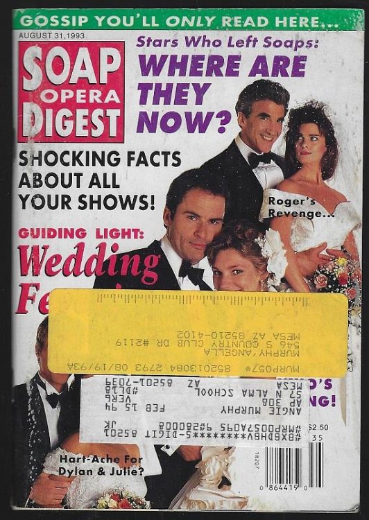 SOAP OPERA DIGEST AUGUST 31, 1993