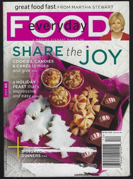EVERYDAY FOOD MAGAZINE DECEMBER 2009