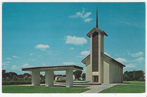 PLACE OF MEDITATION, EISENHOWER CENTER, ABILENE, KANSAS