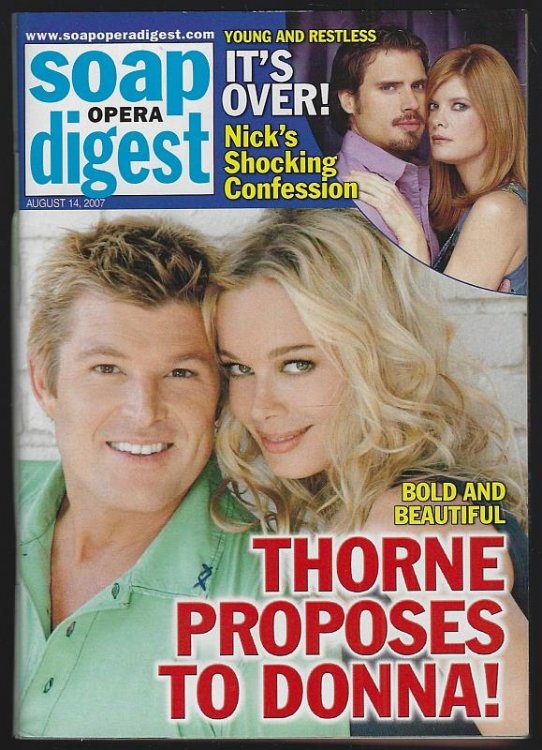SOAP OPERA DIGEST AUGUST 14, 2007