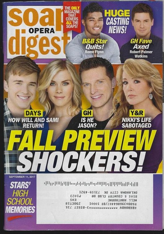 SOAP OPERA DIGEST SEPTEMBER 11, 2017