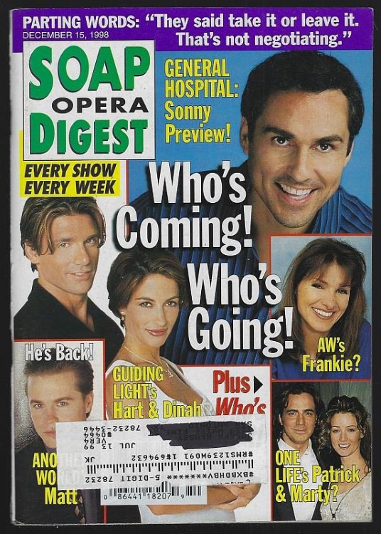 SOAP OPERA DIGEST DECEMBER 15, 1998