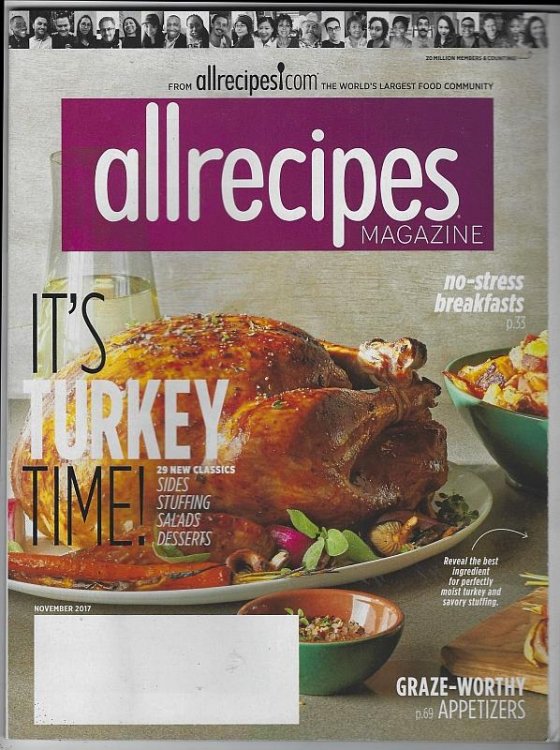 ALLRECIPES MAGAZINE NOVEMBER 2017