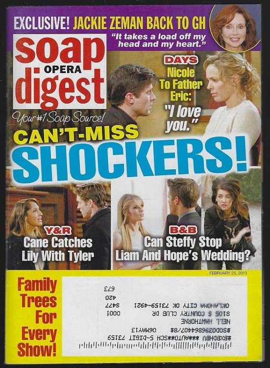 SOAP OPERA DIGEST FEBRUARY 25, 2013