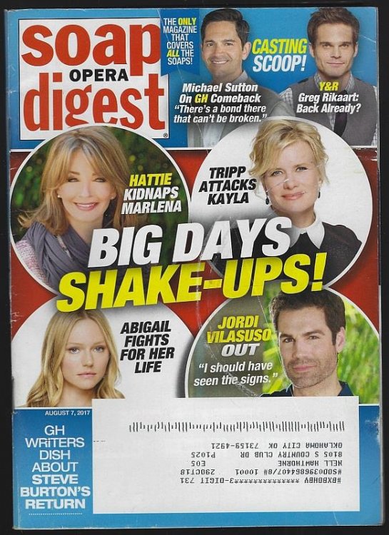 SOAP OPERA DIGEST AUGUST 7, 2017