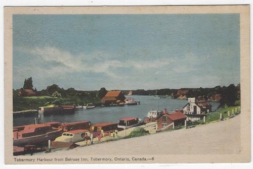TOBERMORY HARBOUR FROM BELROSE INN, TOBERMORY, ONTARIO, CANADA