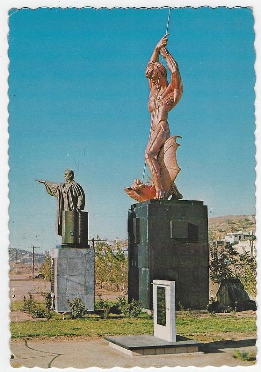 STATUE OF DON BENITO JUAREZ, NOGALES, SONORA, MEXICO