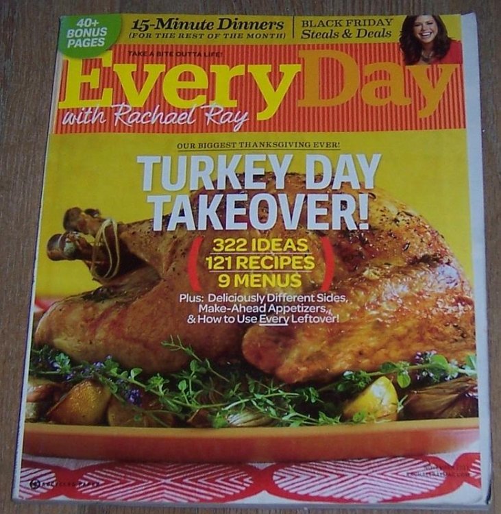 EVERYDAY WITH RACHAEL RAY MAGAZINE NOVEMBER 2011