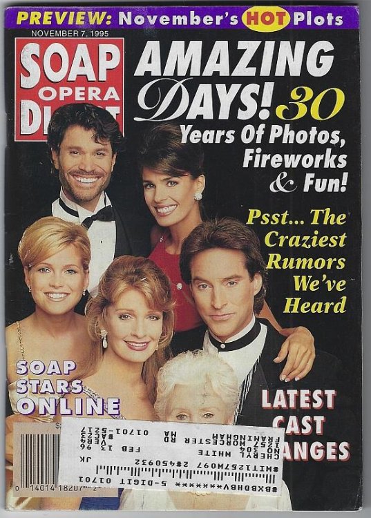 SOAP OPERA DIGEST NOVEMBER 7, 1995