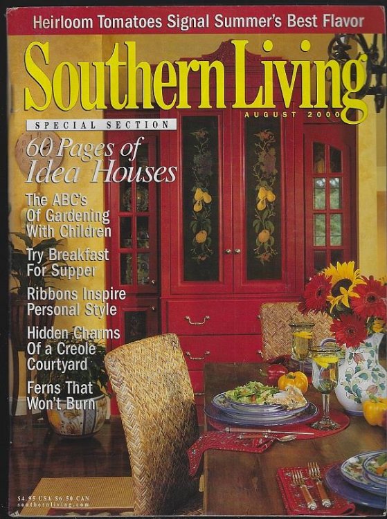 SOUTHERN LIVING MAGAZINE AUGUST 2000