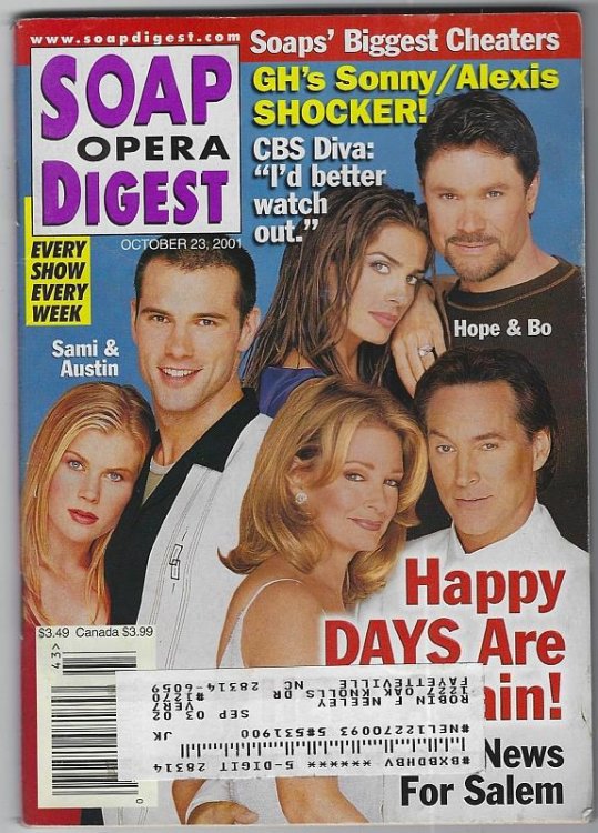 SOAP OPERA DIGEST OCTOBER 23, 2001