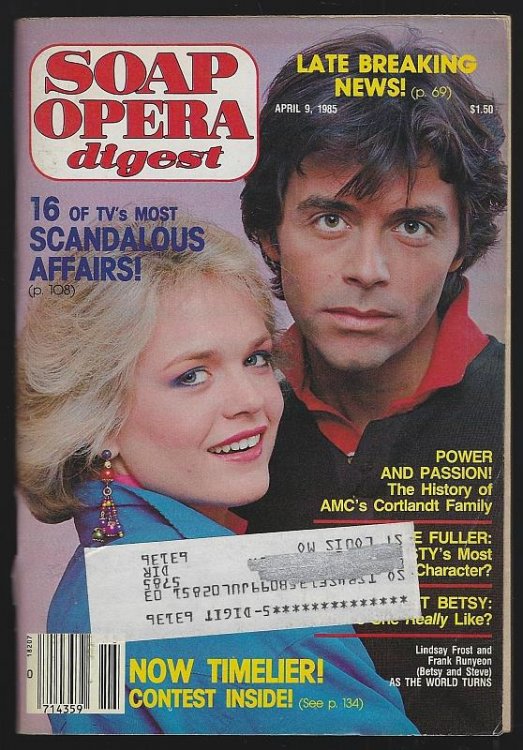 SOAP OPERA DIGEST APRIL 9, 1985