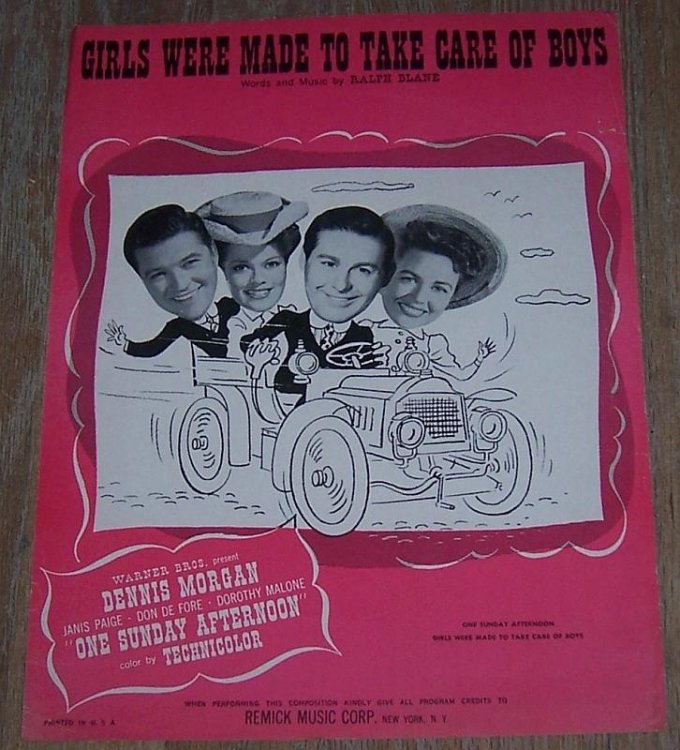 GIRLS WERE MADE TO TAKE CARE OF BOYS