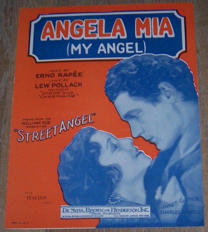 ANGELA MIA (MY ANGEL) With Italian Lyrics