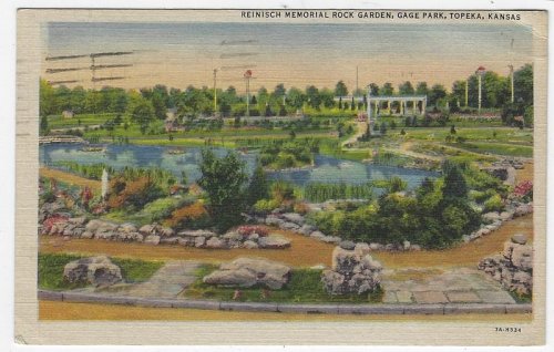 REINISCH MEMORIAL ROCK GARDEN, GAGE PARK, TOPEKA, KANSAS