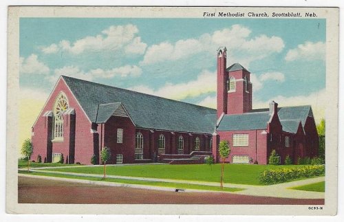 FIRST METHODIST CHURCH, SCOTTSBLUFF, NEBRASKA