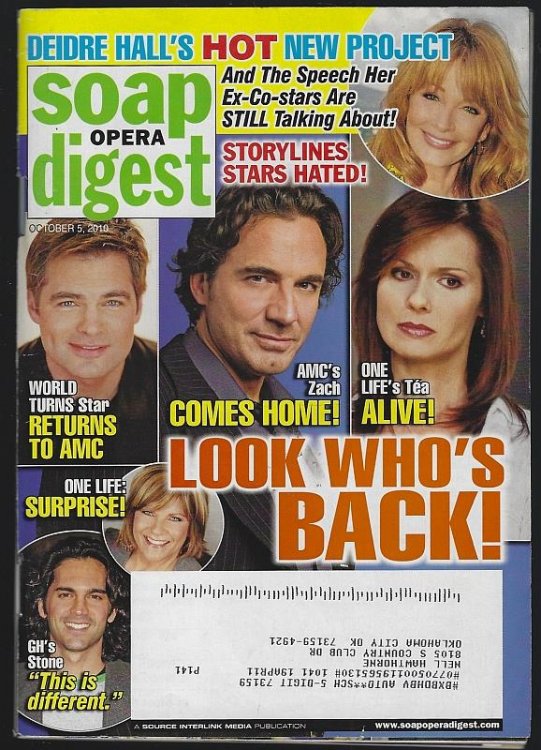 SOAP OPERA DIGEST OCTOBER 5, 2010