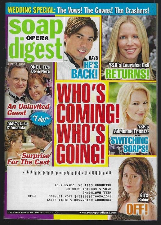 SOAP OPERA DIGEST JUNE 8, 2010