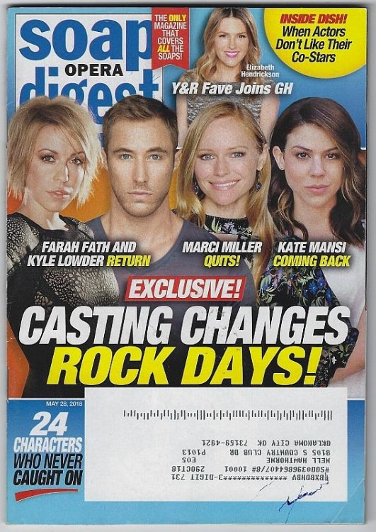 SOAP OPERA DIGEST MAY 28, 2018