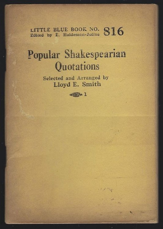 POPULAR SHAKESPEARIAN QUOTATIONS