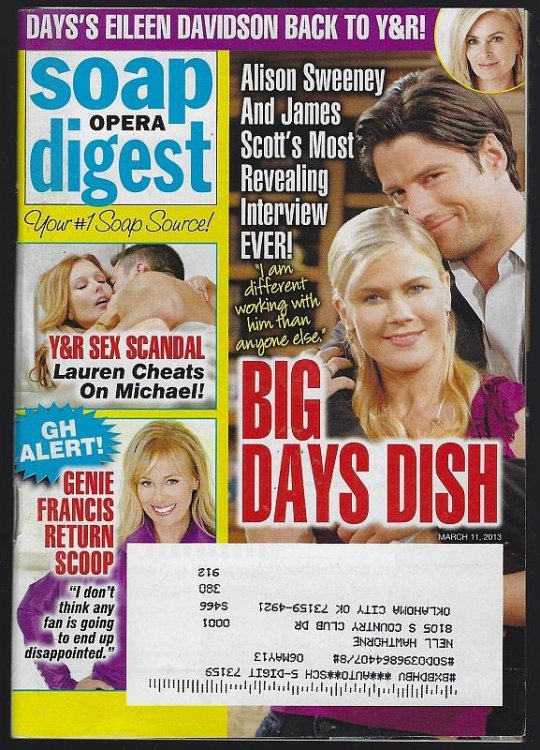 SOAP OPERA DIGEST MARCH 11, 2013