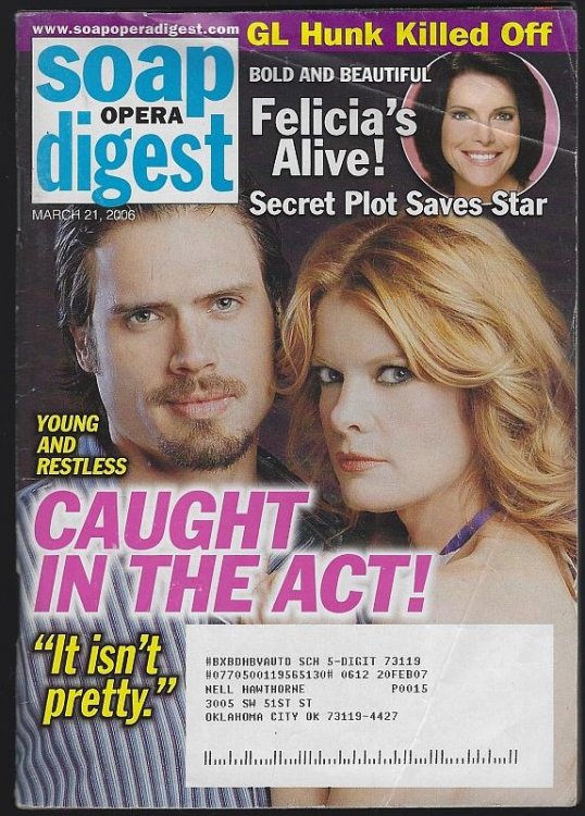 SOAP OPERA DIGEST MARCH 21, 2006
