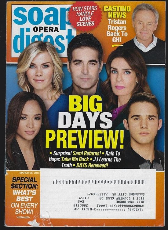 SOAP OPERA DIGEST MARCH 26, 2018