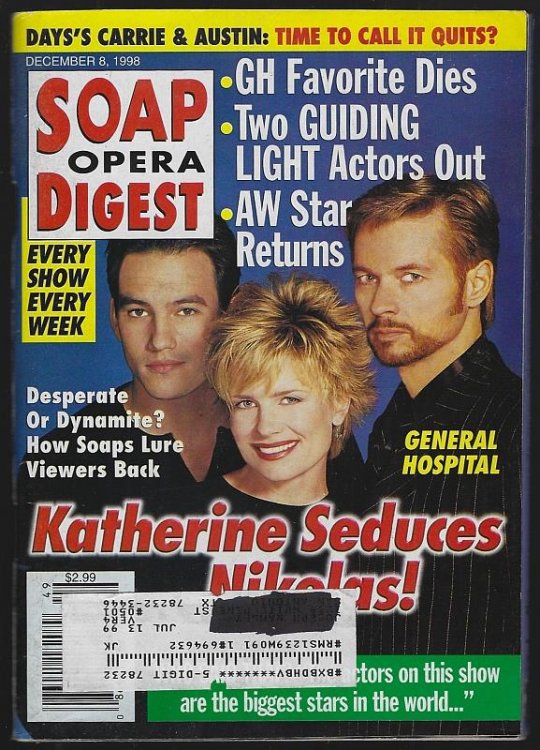 SOAP OPERA DIGEST DECEMBER 8, 1998