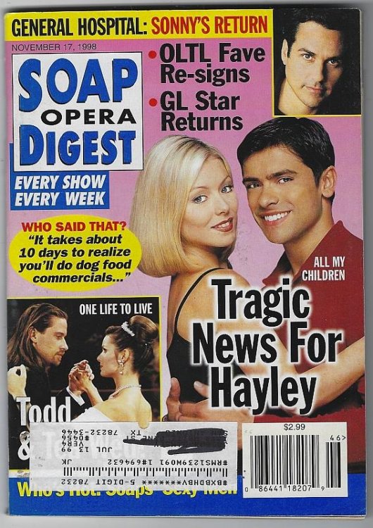 SOAP OPERA DIGEST NOVEMBER 17, 1998