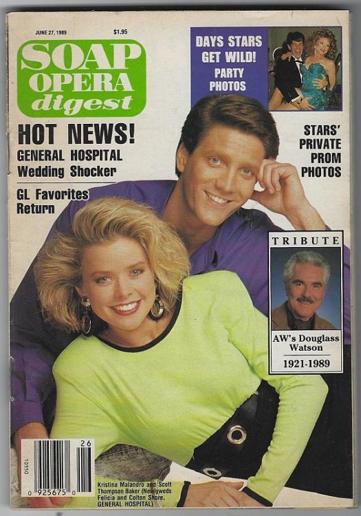 SOAP OPERA DIGEST JUNE 27, 1989