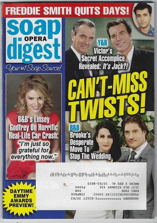 SOAP OPERA DIGEST APRIL 27, 2015