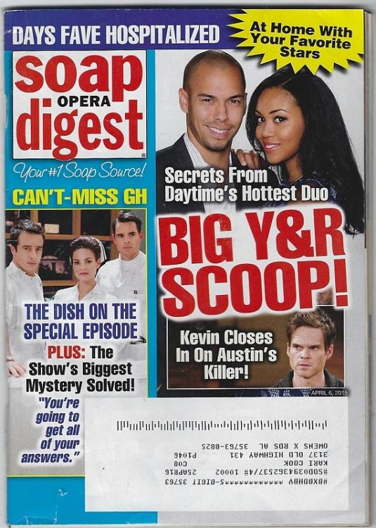 SOAP OPERA DIGEST APRIL 6, 2015
