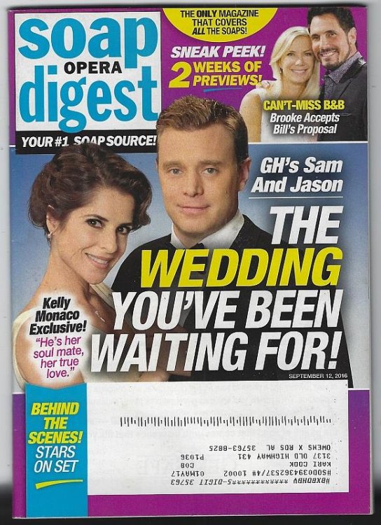 SOAP OPERA DIGEST SEPTEMBER 12, 2016