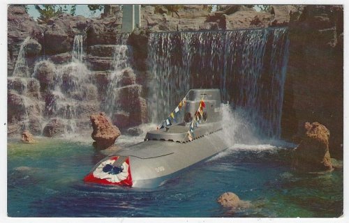 SUBMARINE FALLS, TOMORROWLAND, DISNEYLAND